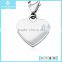 Aquamarine Birthstone Heart Charm in Sterling Silver (March)