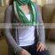 cotton spandex premium quality green stripe nursing wrap scarf cover