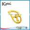 Gold custom engraved logo metal shoe accessories shoes buckle