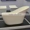 Free standing composite stone resin bath tub / solid surface bathtub
