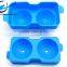 2 Cavity Large Sphere Round Ice Cube Tray Silicone
