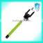 Selfie stick with bluetooth shutter button