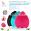 Adjustable gear vibrating small handhold silicone facial exfoliator brush