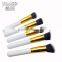 Hot sale Wood Cosmetic 10pcs makeup brushes