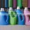Colorful laundry detergent plastic bottle with cap with handle