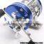 In stock Round aluminum fishing baitcasting reel