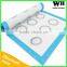 Heat resistant non-stick silicone baking mat