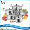 Professional Non-stick 12pcs stainless steel cookware for sale