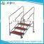 Hotel Four steps with handrail iron folding concert stage