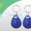 Top Sell low cost 125khz /13.56mhz proximity rfid access control keyfob,key chain, key tag