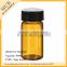 Wholesale 12ml amber glass bottle for essential oil with screw plastic cap