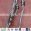 Electro galvanized single strand barbed wire coil