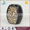New design modern ceramic leopard animal print bathroom set