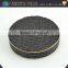Promotional golden edge ceramic bathroom sets black china manufacturer