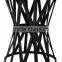 Black Iron Drum Table