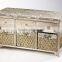 New Hand-woven Solid Wood Bathroom Modern Shoe Cabinet