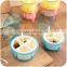New Design 4 Cases Round Plastic Spice Bottles Wholesale Spice Box Seasoning Box