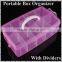 Clear Portable Plastic Kids DIY Tool Toys Organizer Divider Box Cosmetic Makeup Storage boxes
