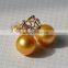 charms 9-10 mm south sea pearl jewelry earrings
