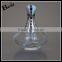 100ml cosmetic perfume glass bottle guangzhou silver aluminum pump sprayer bottle glass with long crown cap china suppliers