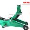 2T flexible floor car jack with wheel, easy to use car jack