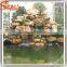 Artificial Waterfalls Fountain outdoor decoration customized fiber glass artificial waterfall fountain