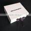 Zeal-X custom white magnetic ribbon closure foldable cardboard gift box