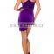Hot Girl Sexy Night Club One Shoulder Bodycon Dress of Velvet HSD2192