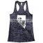 Wholesale Yarn Dyed Melange Color Gym Fitness Tank Top For Women