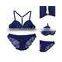 New arrival sexy front closure women underwear bra push up lace bra panty set