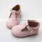 2017 OEM factory leather baby shoes rubber sole baby dress shoes