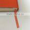 2017/2018 customize recycle leather planner PU section sewing notebook / agenda organizer