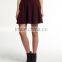2016 China MAnufacturer Shandao New Facy Design Women Casual Summer Short Ruffle High Waist Yarn Dyed Cotton A Line Skirt