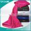 Promotional gym sports towel with zip pocket