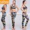 Hot Selling Polyester Spandex Sportswear Dog Printing Sets Yoga Clothing