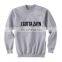 wholesale screen printing shirt/customise brand sweatshirt/high quality sweatshirt OEM service