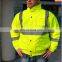 Hi Vis Yellow Constructive Reflective Waterproof Safety Jacket