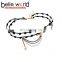 Fashion chocker necklaces black Lace choker necklace with chain