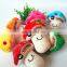 OEM small mushroom customize plush toy children decoration pendant gift wrapping machine