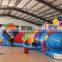 QIQI 46ft inflatable clown tunnel pillar tunnel toy/kid tunnel toy
