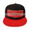 Wholesale Hot Selling 3D Embroidery Custom Promotional Flat Brim Baseball cap