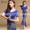 T-5114 Sexy high lace summer short sleeve professional bellydance costumes