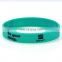 engraving personalized printing logo with colorful silicone bracelets in china