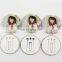 round button photo satnder material of 75MM,hot sale DIY photo satnder components