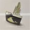 Wholesale cheap metal cufflink and tie pin set ,motorcycle shape pin with cufflinks accessories