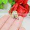 8mm Pacifier nail Gold Solid Brass Pull Stud Nipple Head Monk Head Screw