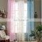 Floral Embroidered Beautiful Elegant Natural Light Flow Sheer Voile Gauze Curtains for Bedroom