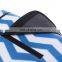 Customized Striped Pattern Portable Soft Outdoor Folded Picnic Blanket Fleece Waterproof With Handle
