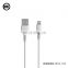 1m/2m Fast Charging Cable Micro-USB Type-C Lightning-USB MP3 MP4 Player Smart Phone 2.1A Quick Data Line
