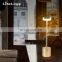Amazon Modern LED rechardable cordless energy saving side table lamp gold black white for bedroom